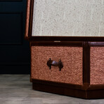 Rattan Centre Coffee Trunk Table