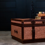 Rattan Centre Coffee Trunk Table