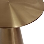 Lorenzo Collection Stainless Steel Side Table // Rose Gold