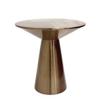 Lorenzo Collection Stainless Steel Side Table // Rose Gold