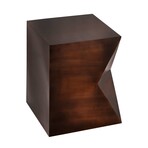 Aleksy Vintage Copper Finish Side Table