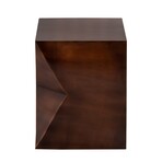 Aleksy Vintage Copper Finish Side Table