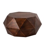 Kronos Diamond Shape Coffee Table (Copper)