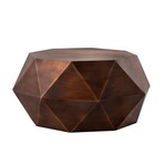 Kronos Diamond Shape Coffee Table (Copper)