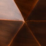 Kronos Diamond Shape Coffee Table (Copper)