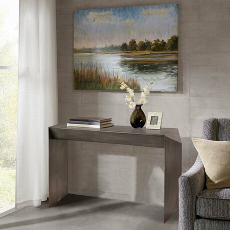 Katya Antique Finish Modern Console Table