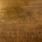 Helios Drum Shape Coffee Table, Brass