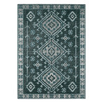 Bravado Incan Aztec Shadow // Power Loomed (1'8" x 2'6" Throw/Accent Rug)