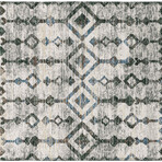 Bravado Incan Aztec Ash // Power Loomed (1'8" x 2'6" Throw/Accent Rug)