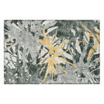 Bravado Abstract Starburst Gilded // Power Loomed (5' x 7'6" Area Rug)