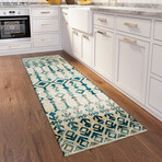 Bravado Incan Aztec Ivory // Power Loomed (1'8" x 2'6" Throw/Accent Rug)