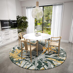Bravado Abstract Starburst Gilded // Power Loomed (5' x 7'6" Area Rug)