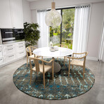 Bravado Incan Aztec Mink // Power Loomed (1'8" x 2'6" Throw/Accent Rug)