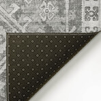 Bravado Incan Aztec Light Ash // Power Loomed (1'8" x 2'6" Throw/Accent Rug)