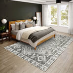 Bravado Incan Aztec Light Ash // Power Loomed (1'8" x 2'6" Throw/Accent Rug)