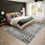 Bravado Incan Aztec Ash // Power Loomed (1'8" x 2'6" Throw/Accent Rug)