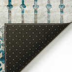 Bravado Incan Aztec Ivory // Power Loomed (1'8" x 2'6" Throw/Accent Rug)