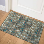 Bravado Incan Aztec Mink // Power Loomed (1'8" x 2'6" Throw/Accent Rug)
