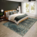 Bravado Incan Aztec Mink // Power Loomed (1'8" x 2'6" Throw/Accent Rug)