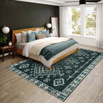 Bravado Incan Aztec Shadow // Power Loomed (1'8" x 2'6" Throw/Accent Rug)