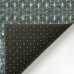 Bravado Geometric Ikat Moody // Power Loomed (1'8" x 2'6" Throw/Accent Rug)