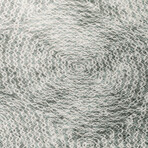 Bravado Patterned Chain Link Ash // Power Loomed (1'8" x 2'6"   Throw/Accent Rug)