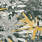 Bravado Abstract Starburst Gilded // Power Loomed (5' x 7'6" Area Rug)