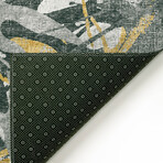 Bravado Abstract Starburst Gilded // Power Loomed (5' x 7'6" Area Rug)