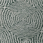 Bravado Patterned Chain Link Shadow // Power Loomed (1'8" x 2'6"   Throw/Accent Rug)