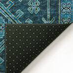 Bravado Incan Aztec Blue // Power Loomed (1'8" x 2'6" Throw/Accent Rug)