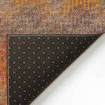 Bravado Abstract Chevron Canyon // Power Loomed (1'8" x 2'6" Throw/Accent Rug)