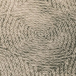 Bravado Patterned Chain Link Mocha // Power Loomed (1'8" x 2'6"   Throw/Accent Rug)