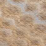 Bravado Abstract Chevron Earth // Power Loomed (1'8" x 2'6" Throw/Accent Rug)