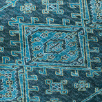 Bravado Incan Aztec Blue // Power Loomed (1'8" x 2'6" Throw/Accent Rug)