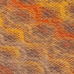 Bravado Abstract Chevron Canyon // Power Loomed (1'8" x 2'6" Throw/Accent Rug)