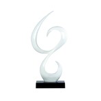 Rays of White // Resin Sculpture (White)