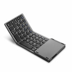 Gotek Foldable Bluetooth Keyboard + Touch-pad (Space Gray)