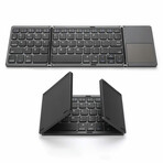 Gotek Foldable Bluetooth Keyboard + Touch-pad (Space Gray)