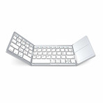 Gotek Foldable Bluetooth Keyboard + Touch-pad (Space Gray)