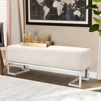 Luxe Bench (Ivory)