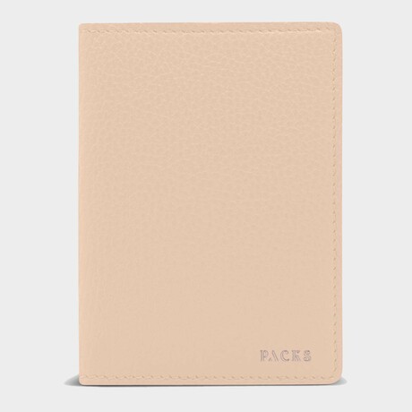 Addison Passport Holder  // Sand + Gold