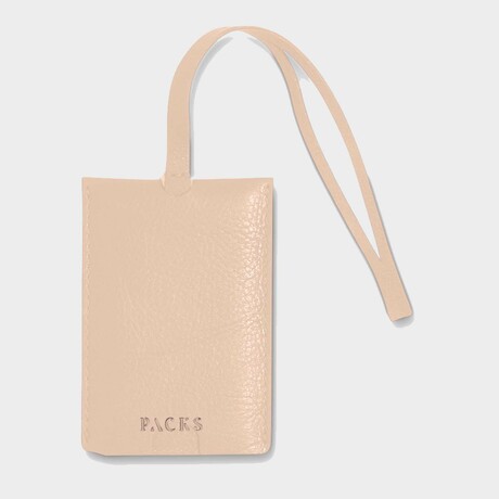 Ari Luggage Tag  // Sand + Gold
