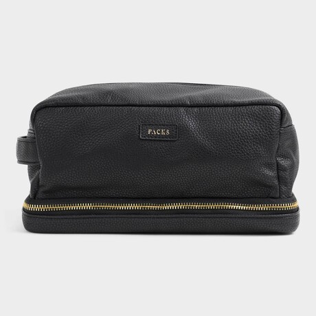 Sophie Essentials Bag  // Black + Gold