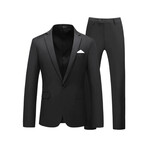 Alex 2-Piece Slim Fit Suit // Black (Euro: 54)