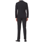 Adonis 3-Piece Slim Fit Suit // Black (Euro: 54)