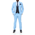 Jeffrey 2-Piece Slim Fit Suit // Light Blue (Euro: 58)