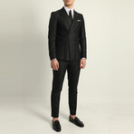 Jayson 2-Piece Slim Fit Suit // Black (Euro: 50)