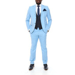 Jeffrey 2-Piece Slim Fit Suit // Light Blue (Euro: 52)