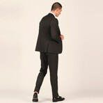 Frankie 3-Piece Slim Fit Suit // Black (Euro: 50)