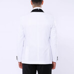 Hugh 2-Piece Slim Fit Suit // White (Euro: 48)